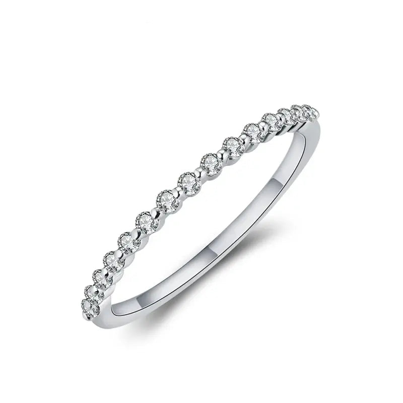 Moissanite Bubble Ring