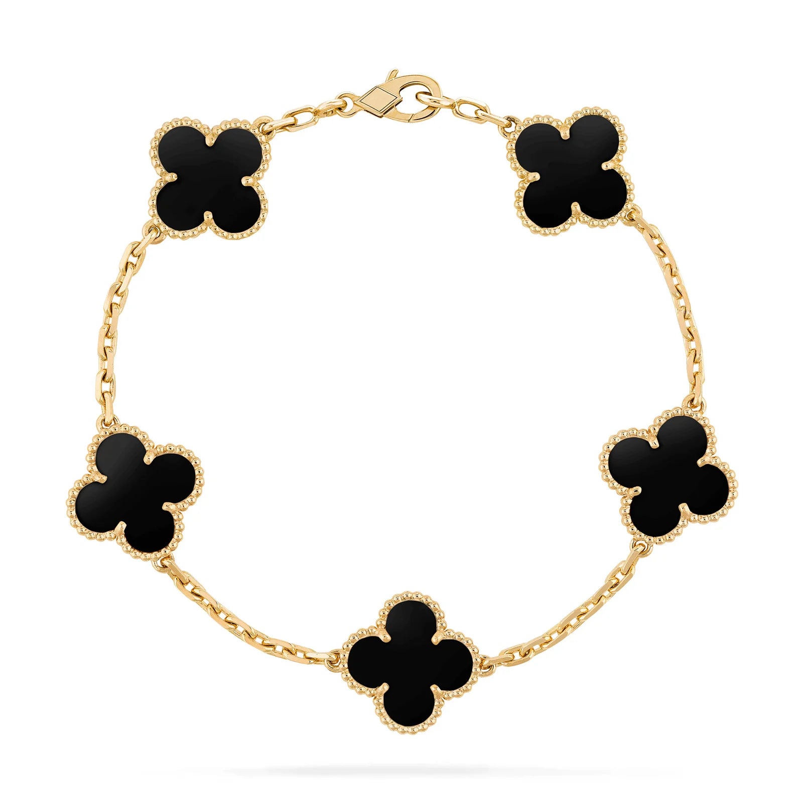 Classic 18k Gold Plated Clover Bracelet