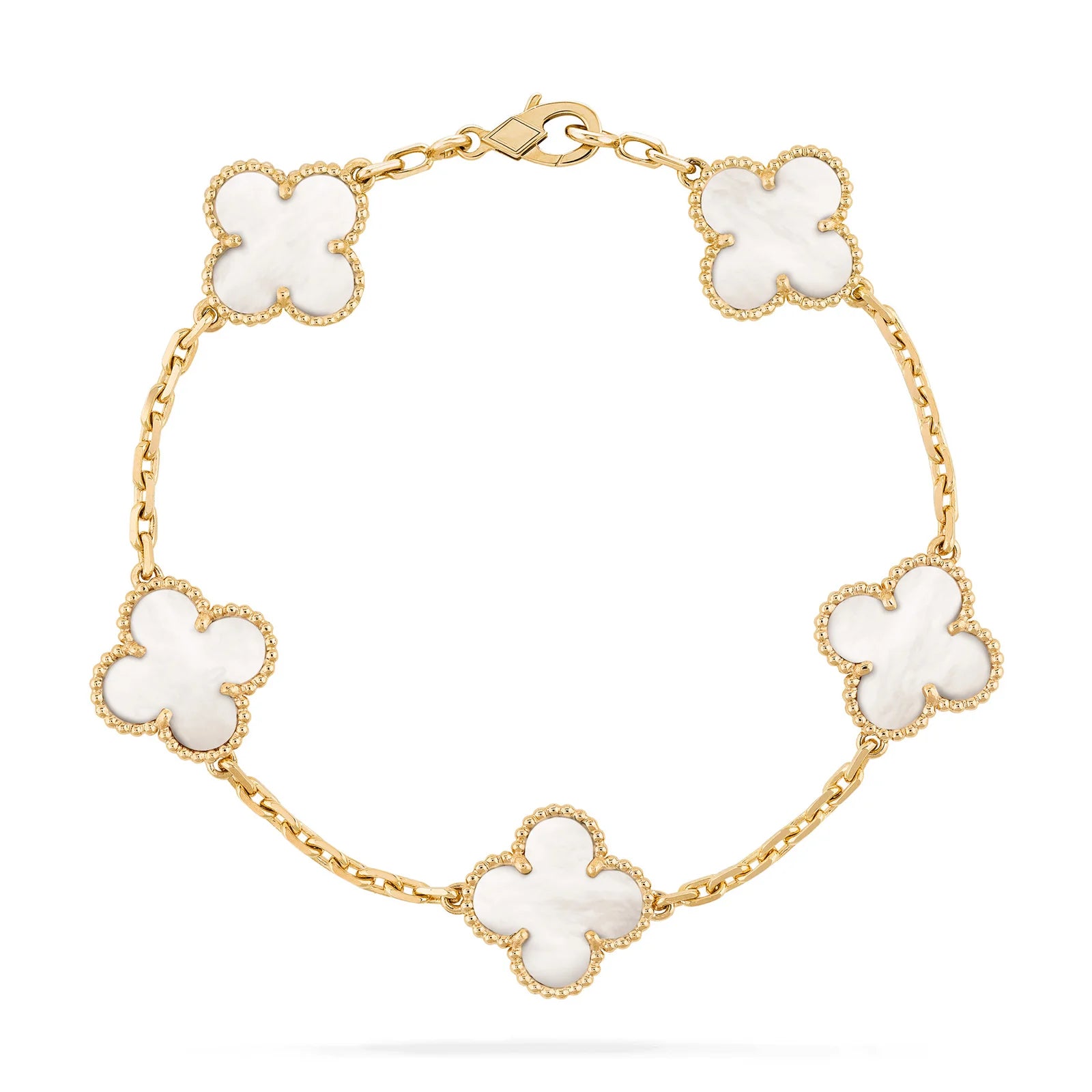 Classic 18k Gold Plated Clover Bracelet