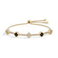 Lucky Clover Moissanite Bracelet