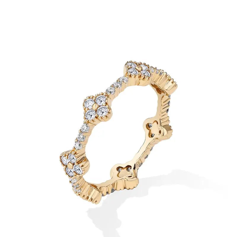 Eternity D VVS1 Moissanite Ring