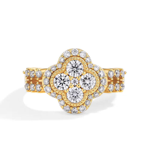 1.3 Carat D-VVS1 Moissanite Ring