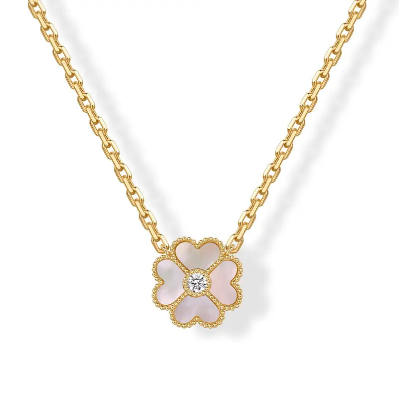 Clover 14K Gold Plated Necklace