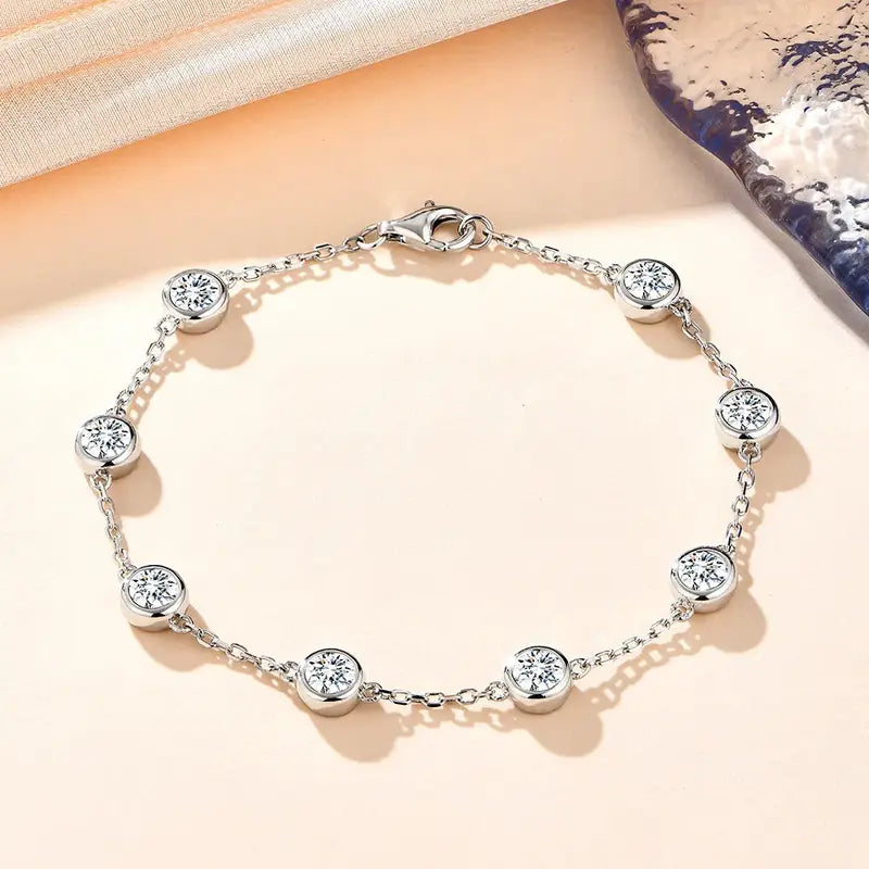 4.0mm Moissanite Bracelet