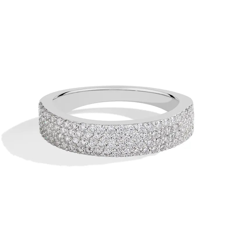 0.75CT Moissanite Band Ring