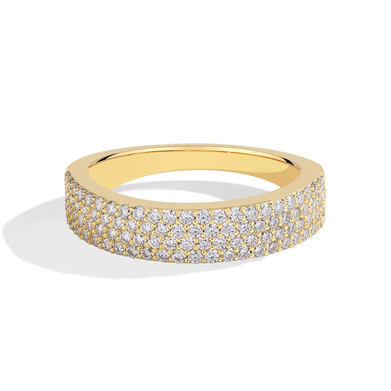0.75CT Moissanite Band Ring