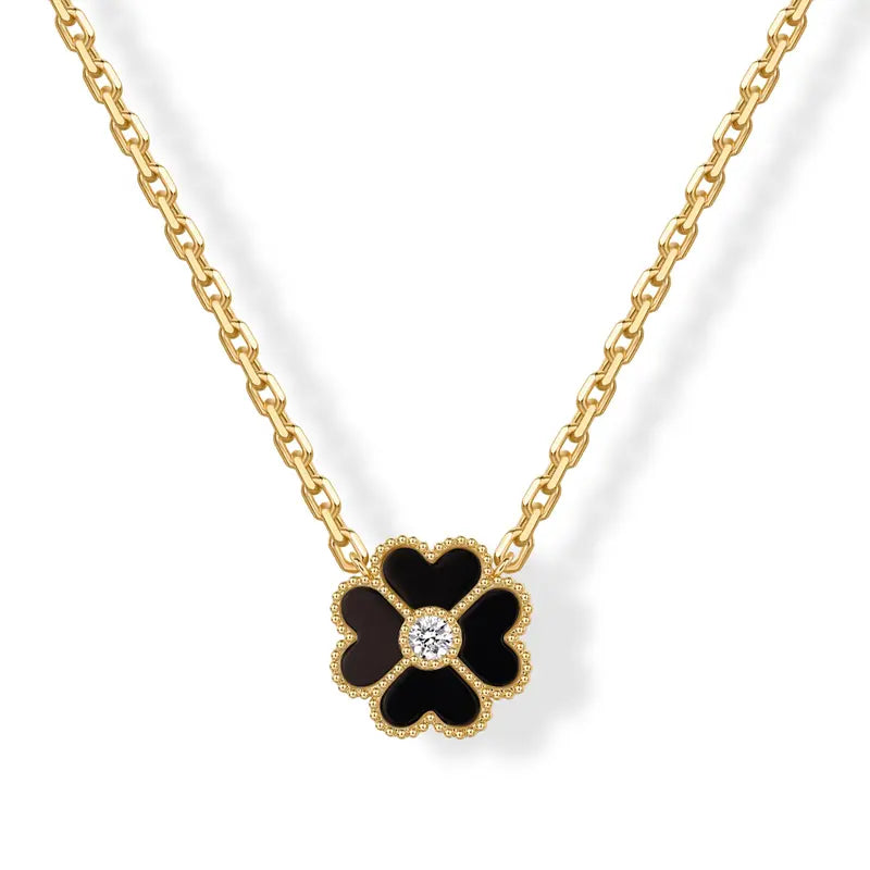 Clover 14K Gold Plated Necklace