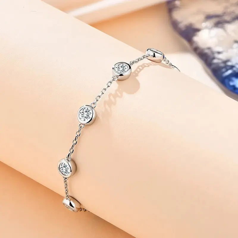 4.0mm Moissanite Bracelet