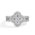 1.3 Carat D-VVS1 Moissanite Ring