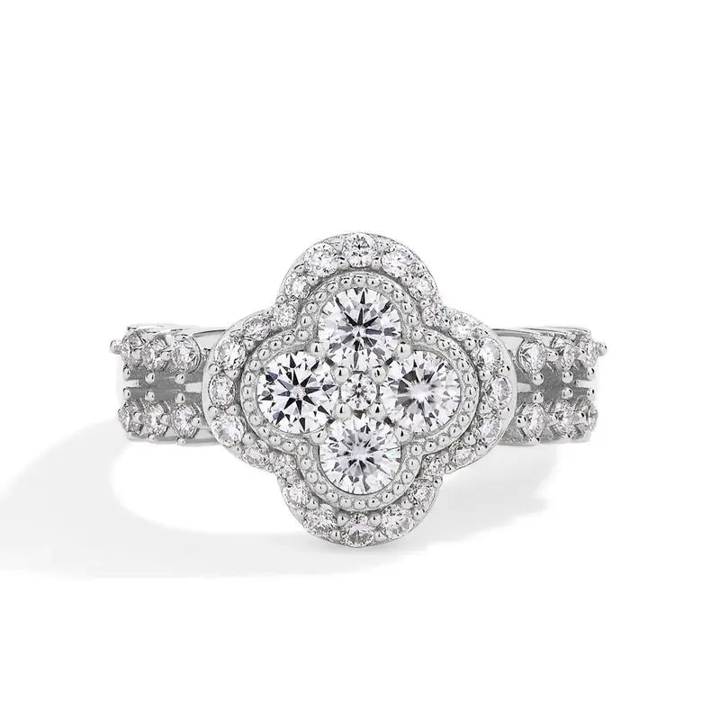 1.3 Carat D-VVS1 Moissanite Ring