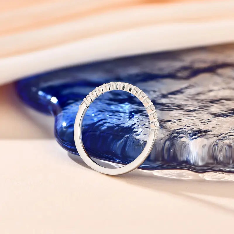 Moissanite Bubble Ring