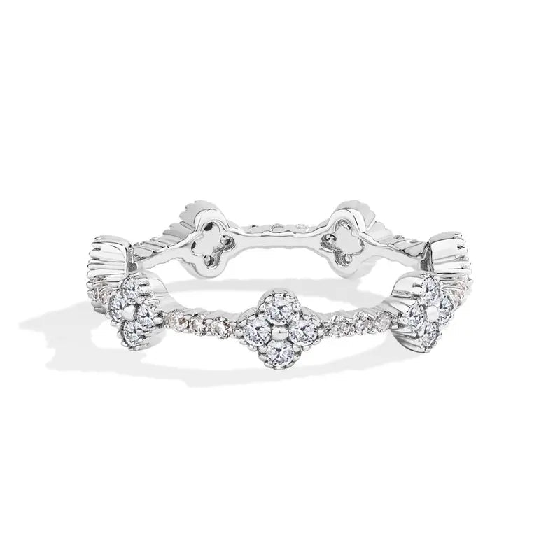 Eternity D VVS1 Moissanite Ring
