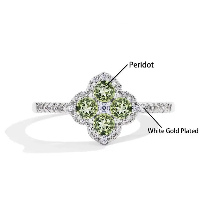 Clover 1.3ct D VVS1 Moissanite Ring