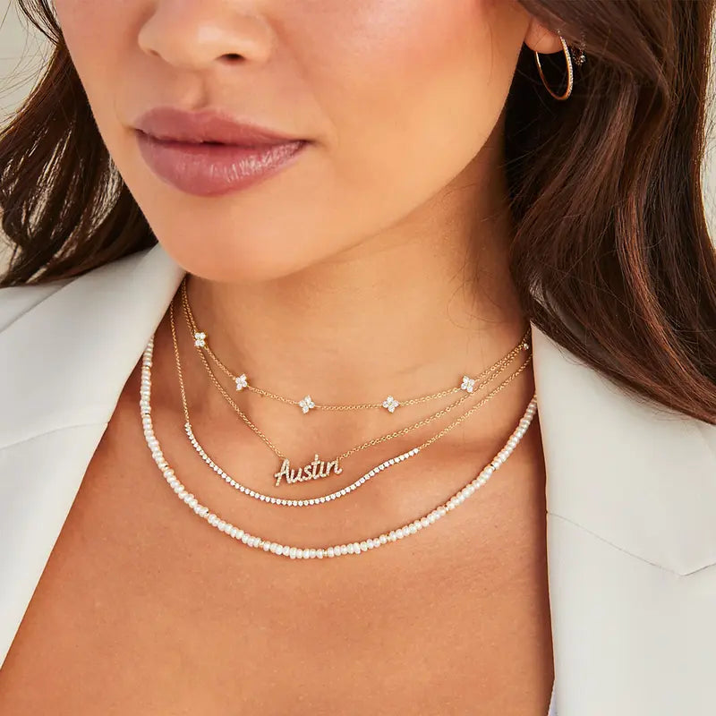 Clover 14K Gold Plated Necklace