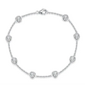 4.0mm Moissanite Bracelet