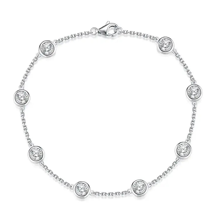 4.0mm Moissanite Bracelet