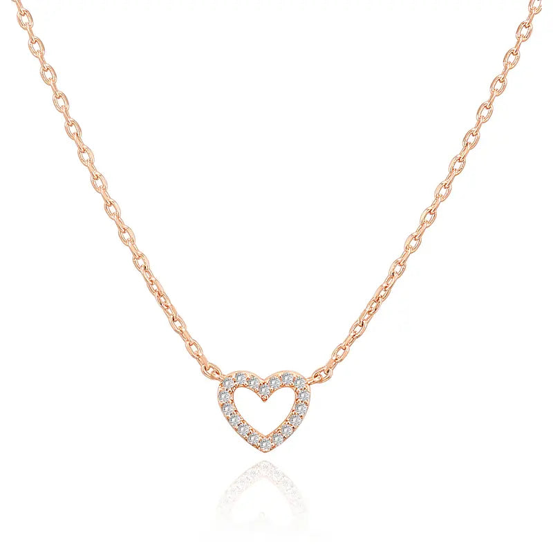 14K Gold Plated Heart Necklace