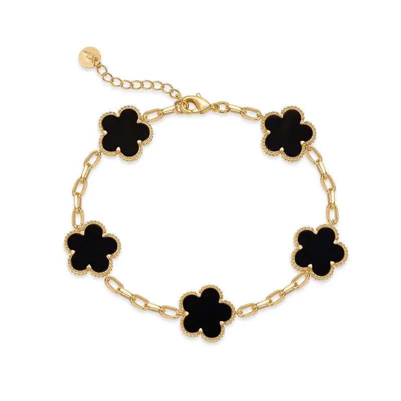 Clover 14K Gold Plated Bracelet